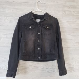 Market & Spruce Black Denim Jacket